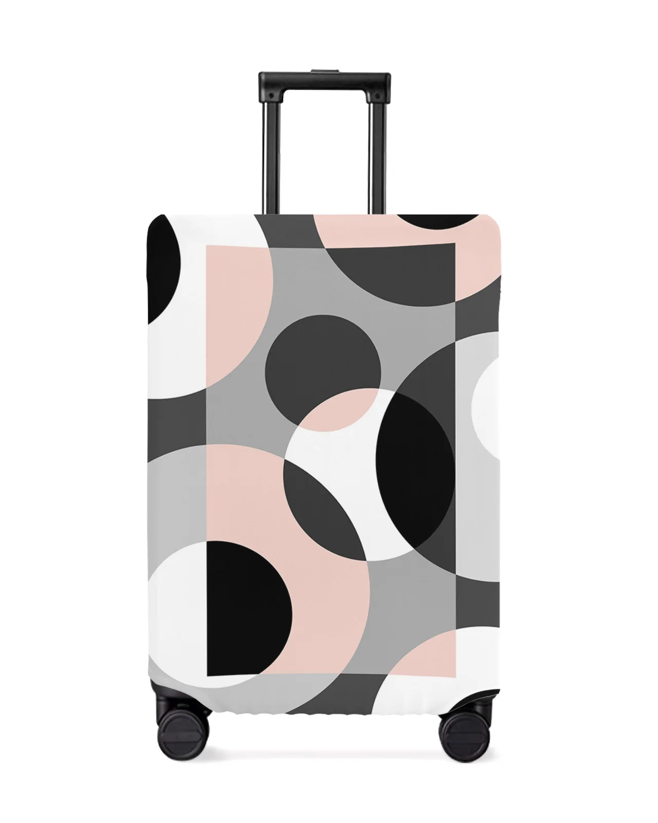 

Geometry Pink Abstract Travel Luggage Cover Elastic Baggage Cover For 18-32 Inch Suitcase Case Dust Cover Travel Accessories