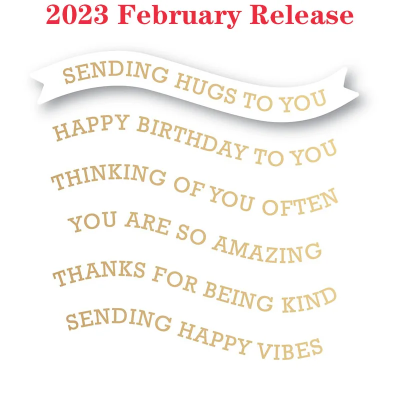 

Поздравления С баннерами, выпуск 2023 года, горячая фольга, пластина и штамп, сделай сам, скрапбукинг, фотоальбом, декоративное тиснение, бумажные карточки, поделки