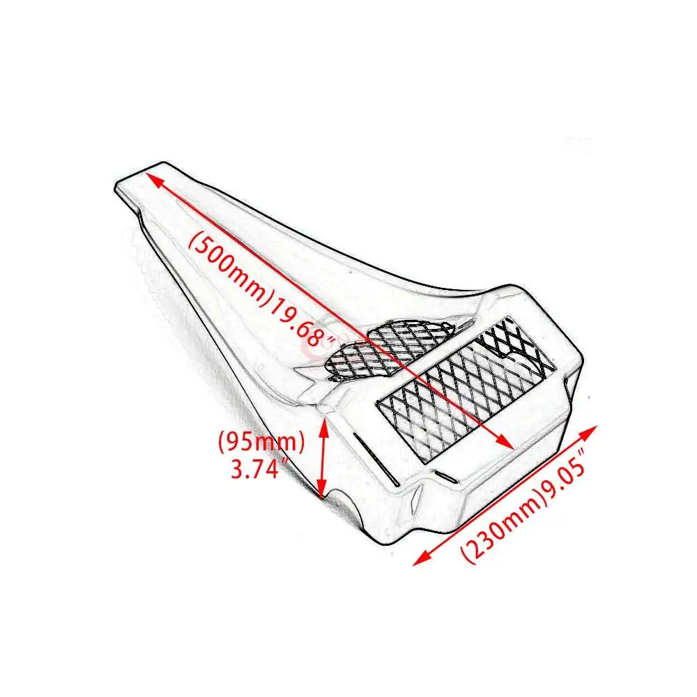Новинка чехол переднего нижнего радиатора мотоцикла обтекатель подбородка