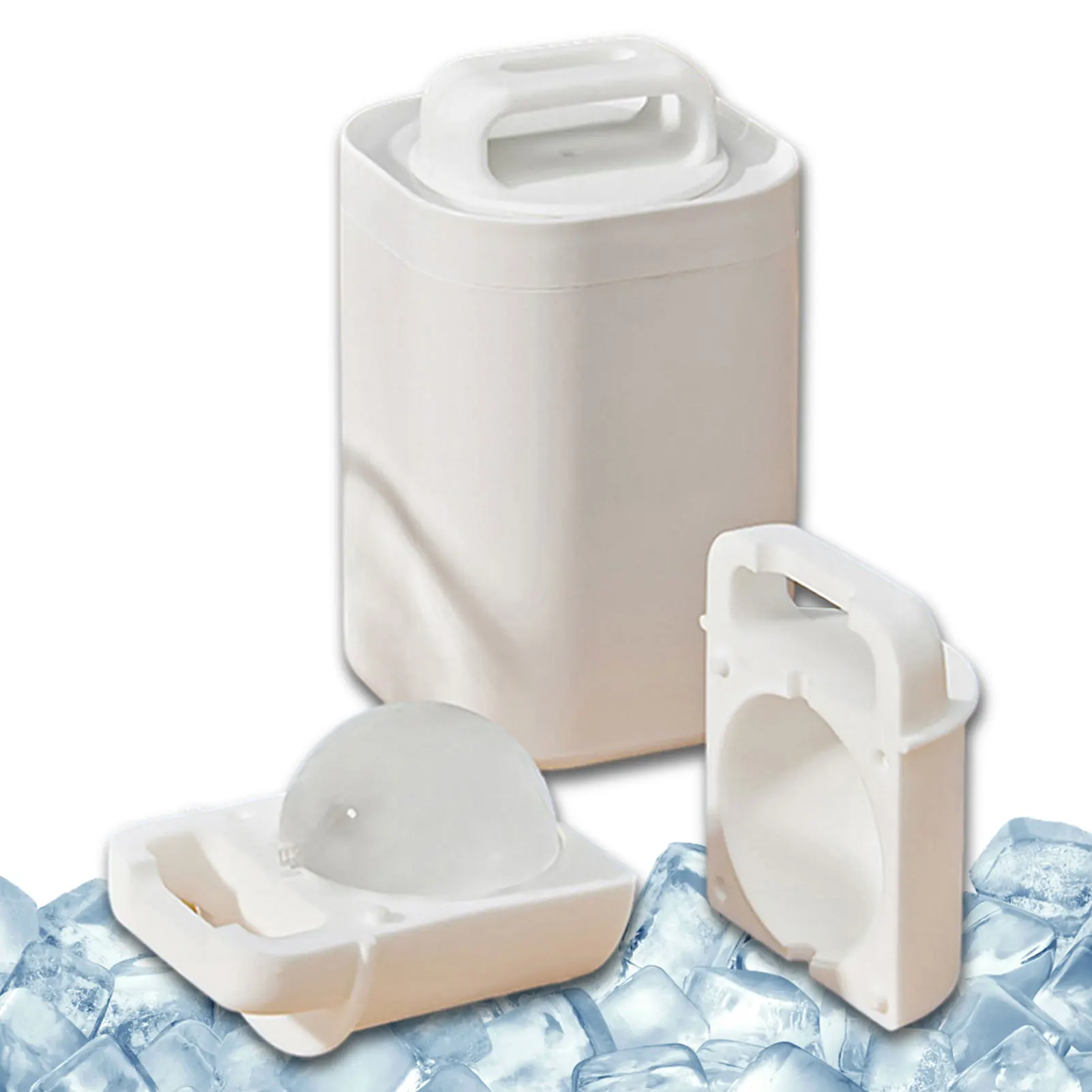 Форма для изготовления ледяных шариков форма прозрачный контейнер льда виски