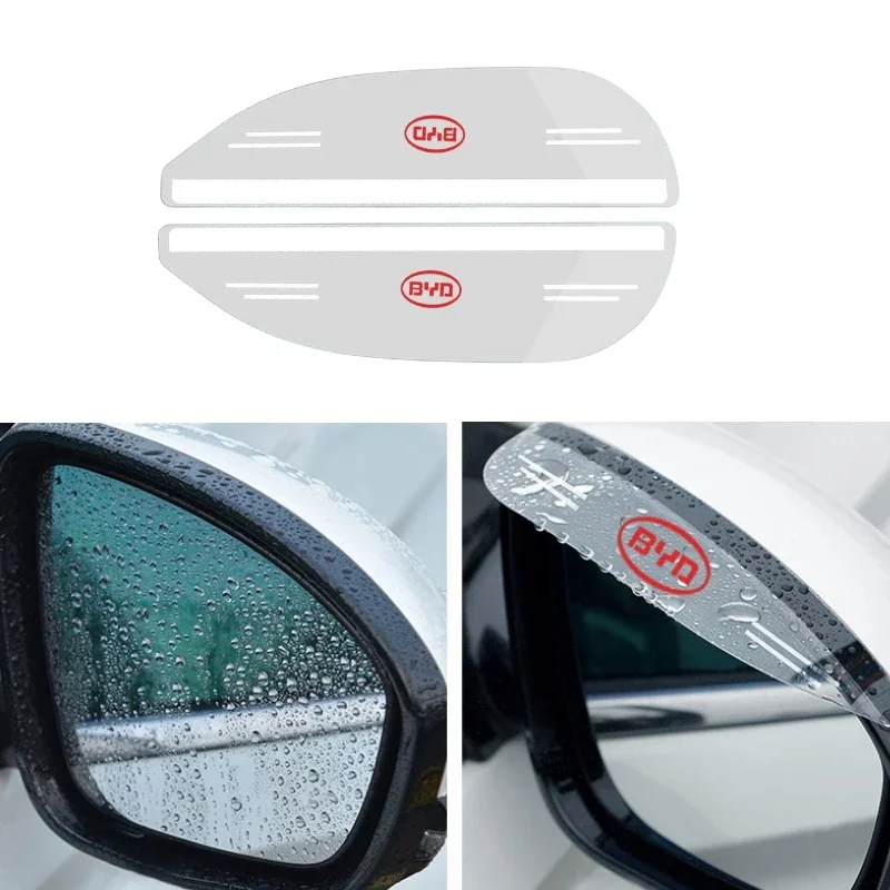 Для BYD Badge G6 S6 Song Yuan Qin Tang Surui L3 F6 S8 M6 F3R S7 G3 E5 Прозрачные ПВХ автомобильные зеркала