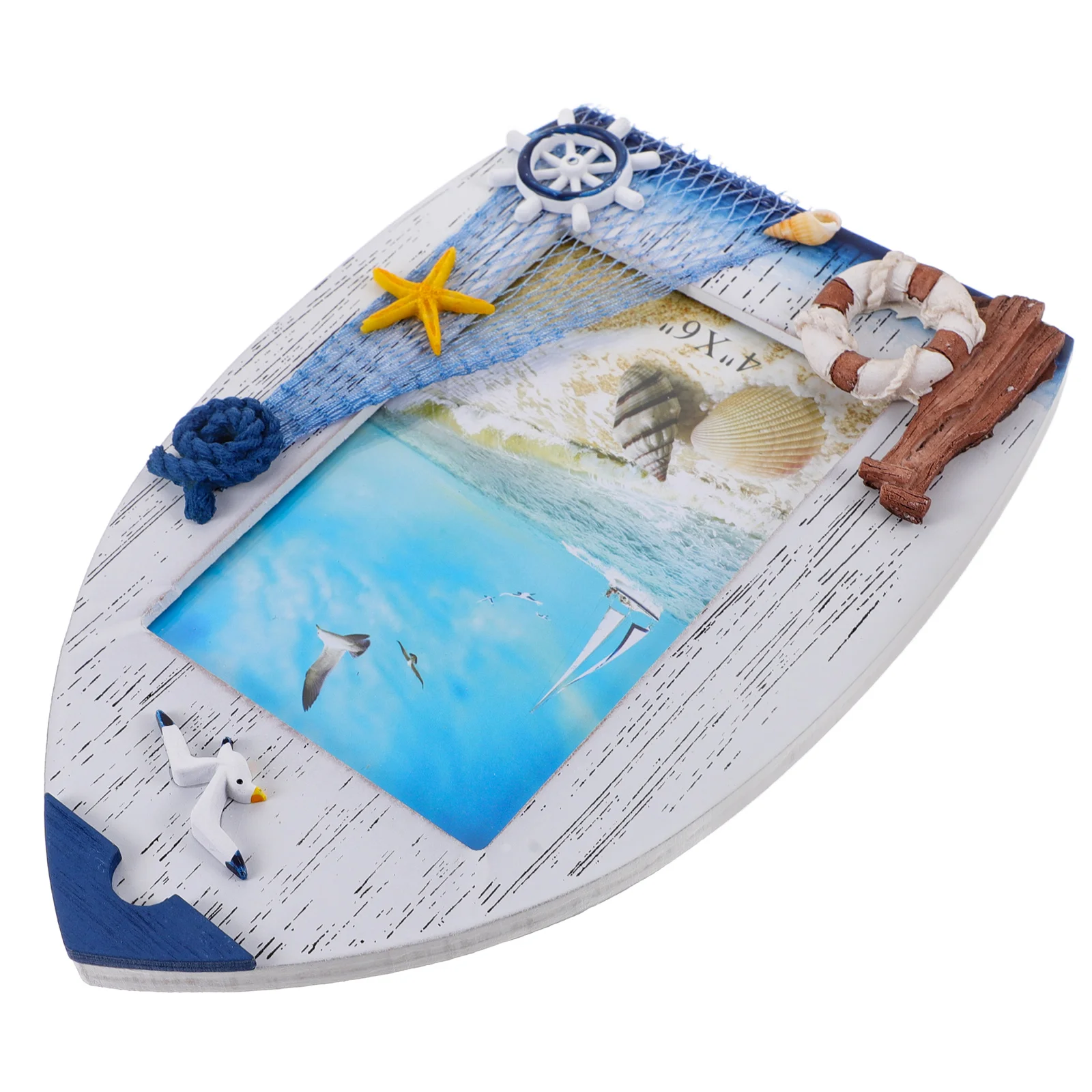 

Desktop Photo Frame Wooden Picture Frames Mediterranean Picture Frame Beach Picture Frame