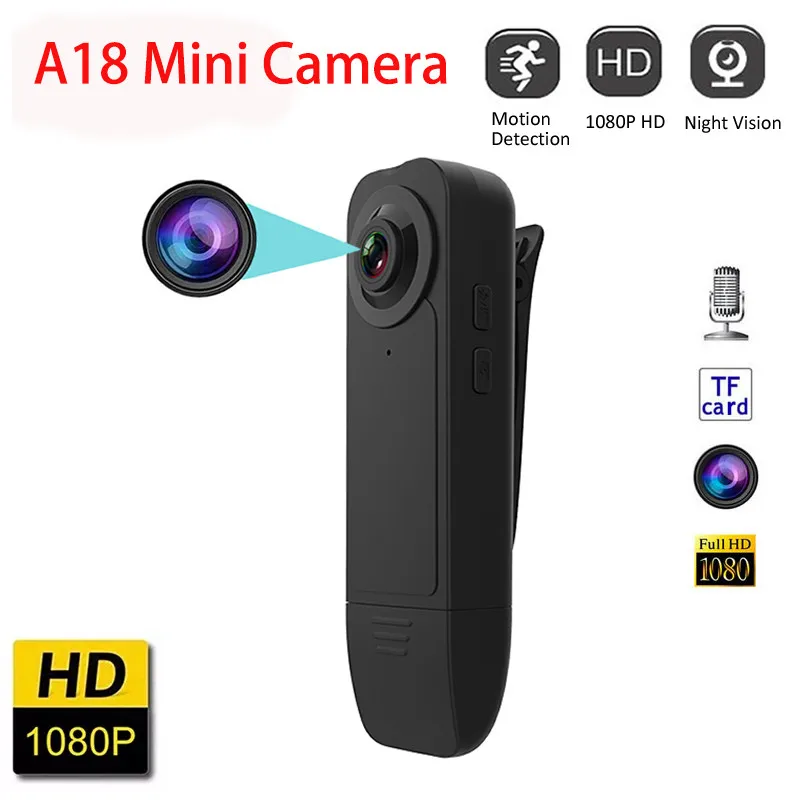 

Wireless Camera HD 1080P Pocket Body Micro Secret Pen Cam Video Recorder Night Vision Sport DV Motion Detection Small Camcorder