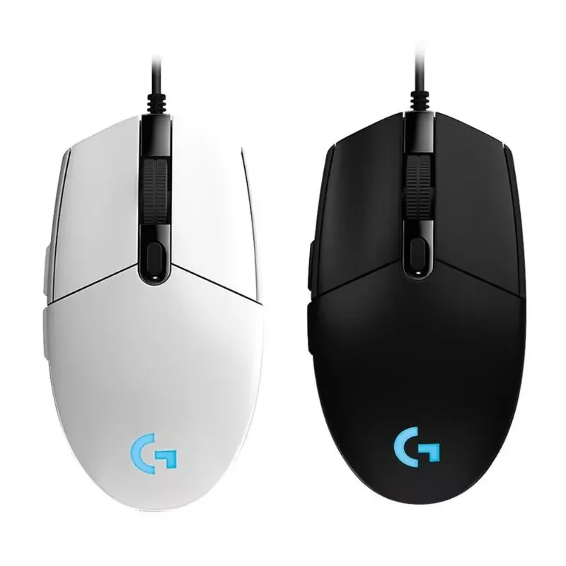 

G102 Lightsync Wired Gaming Mouse Backlit Mechanica Side Button Glare Mouse Macro Laptop USB Home