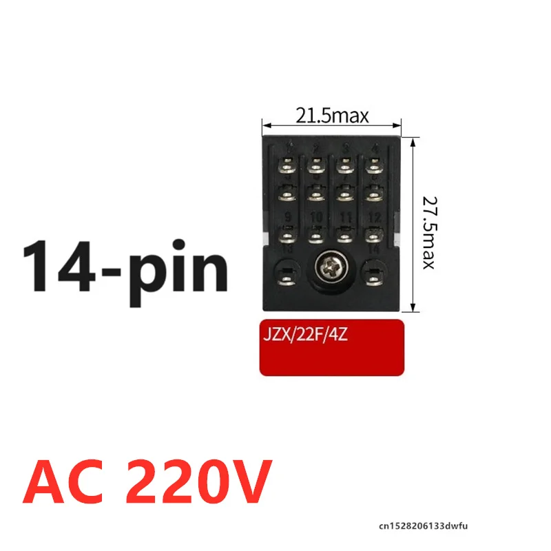 

CHINT JZX-22F(D) 2Z 3Z 4Z DC24V DC12V AC220V с лампой светодиодный MY2NJ HH52P Mini MY4NJ MY2NJ 8-контактное промежуточное реле 14-контактное