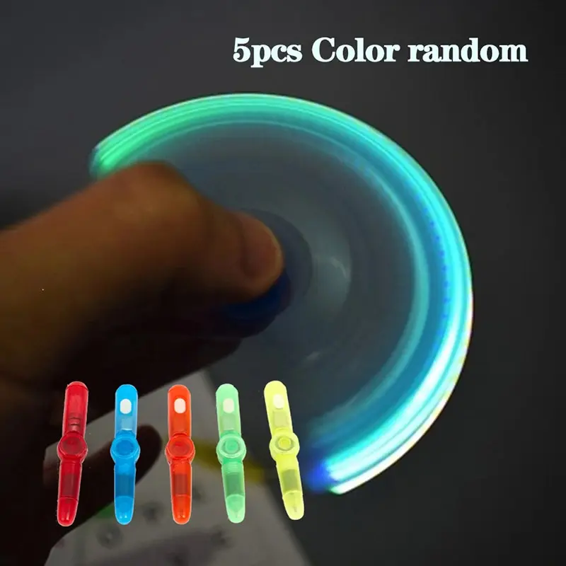 

5PCS Glow Rotating Spinning Gaming Pen LED Colourful Luminous Flash Ball Point