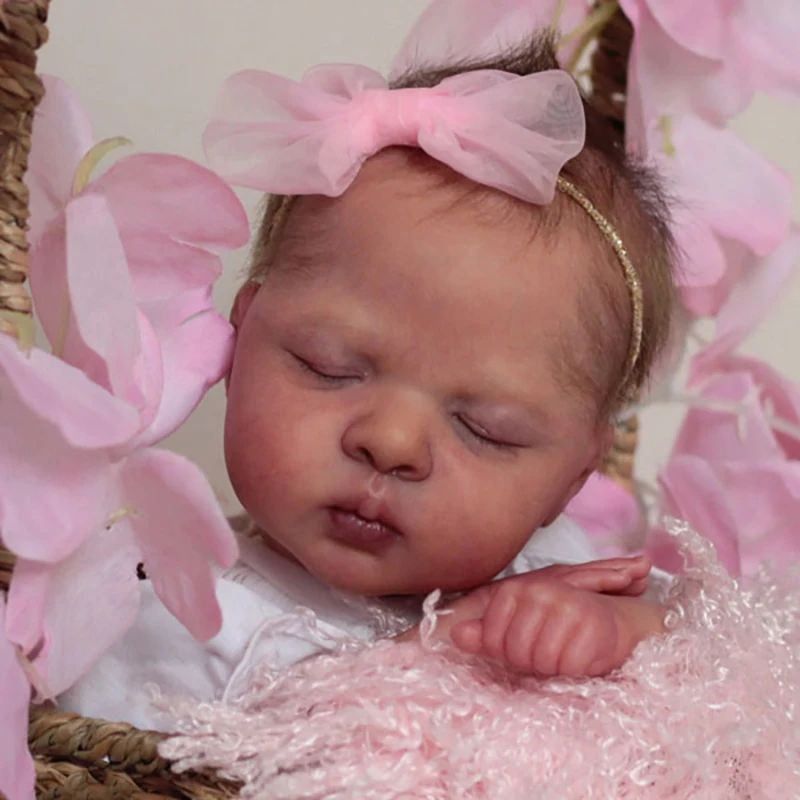 

NPK 12inch Mini Reborn Doll Kit Luna Sweet Handy Doll Fresh Color Unfinished Doll Parts DIY Reborn Dolls