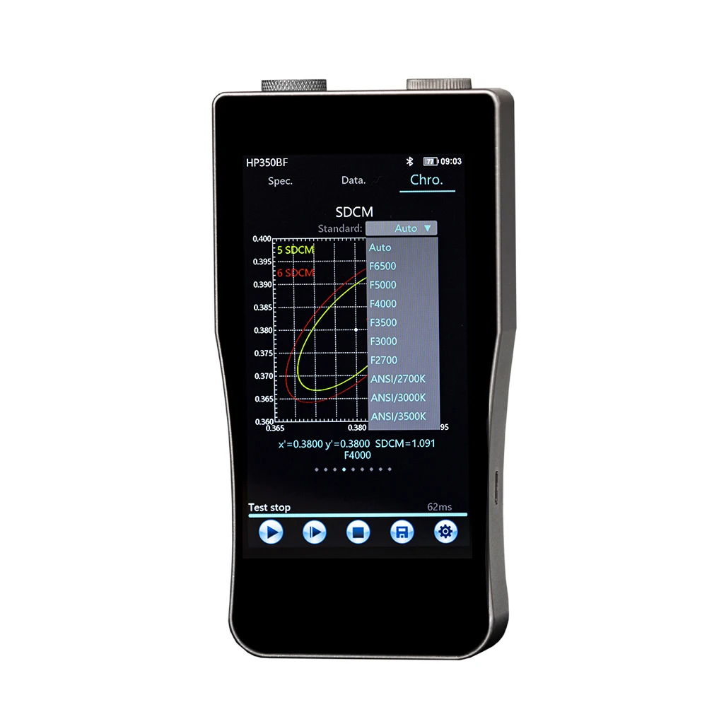 Фото Горячая продажа HP350BF спектрометр 350-800 нм портативный тестер спектра СКНТИЛЯЦИИ №1