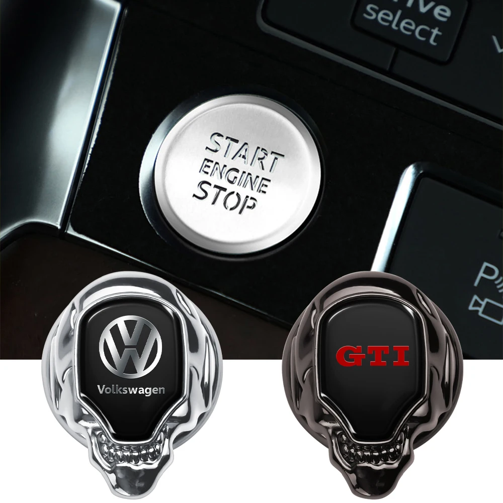 Автомобильная кнопка запуска двигателя с одной кнопкой кольцо круглая крышка