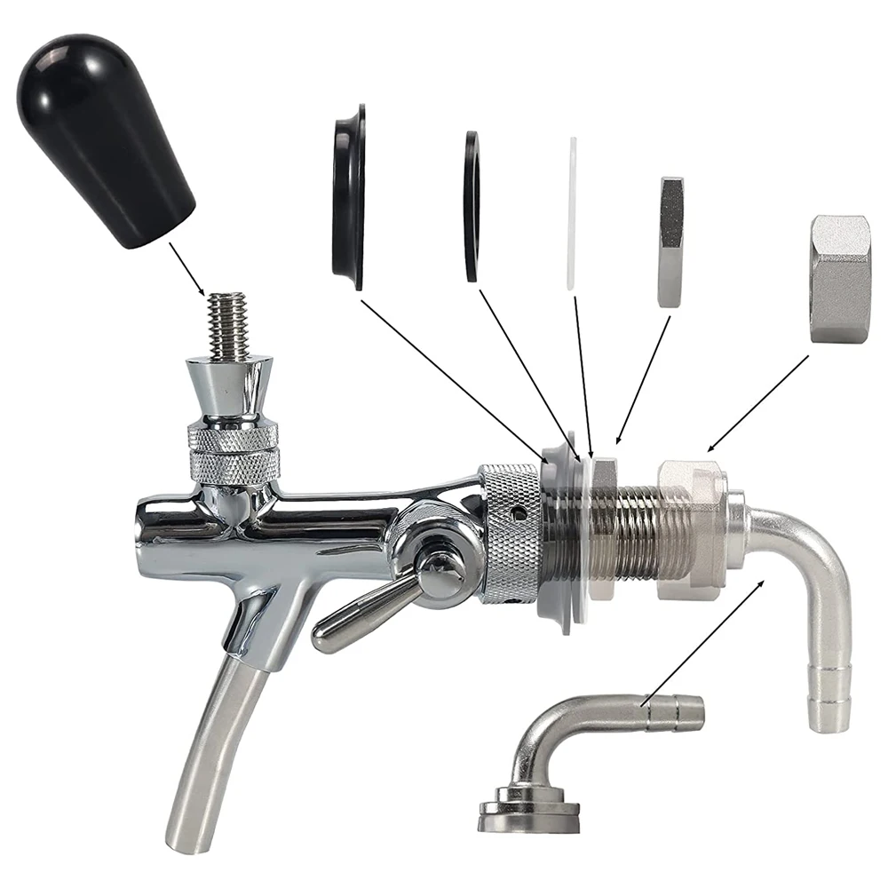 Настраиваемый кран для пива-Марка muдрайвера включает пива регулятор потока