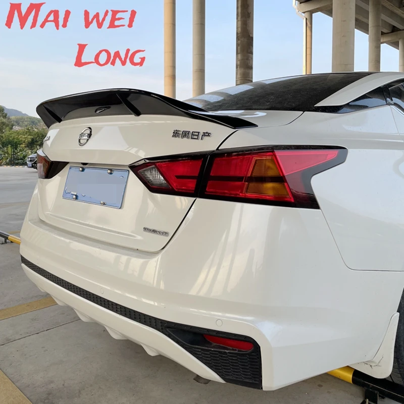 Фото Задняя крышка багажника, спойлер, крылья для Nissan Teana Altima 2019 2022, седан, 4-дверный тюнинг автомобиля, стиль, аксессуары из АБС-пластика №1