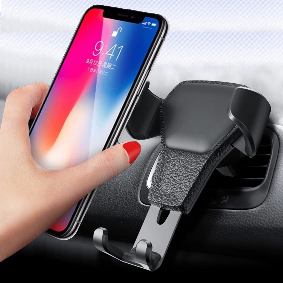 

Support Smartphone Car Phone Holder Rest For iPhone Samsung Huawei LG Xiaomi Air Intake Cell Stand Telephone Voiture Auto Mount