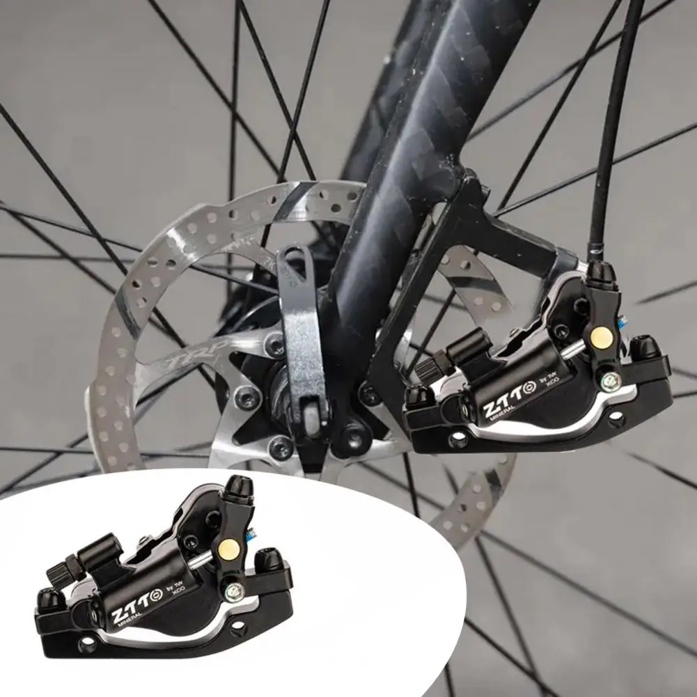 

1 Set Brake Calipers Line Pulling Large Piston Stable Sturdy Rust Resistant Drive Disc Brake Caliper for Cycling