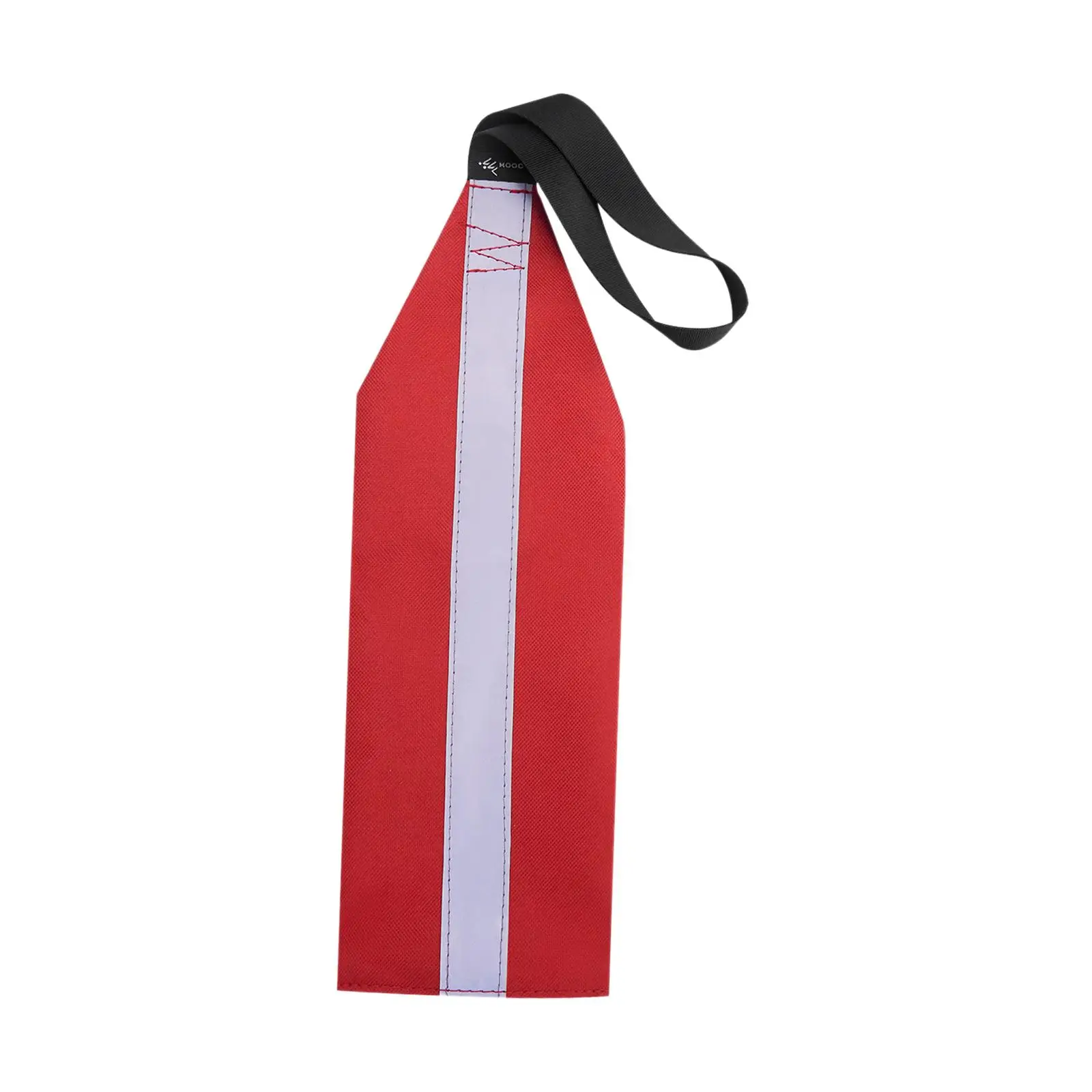 Safety Flag Red Tow Warning Flag With Reflective Strip Long Load Trailer Flag For Sup Towing Canoe Travel Trailer Dinghy