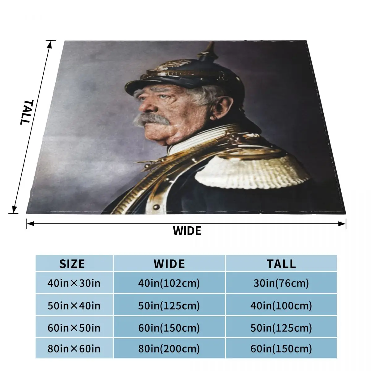 Otto Von Bismarck 1894 цветное ультра-мягкое Флисовое одеяло