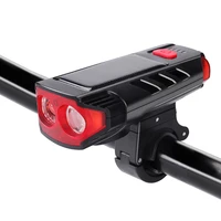us stock usb rechargeable led bicycle headlight bike front rear light cycling lamp