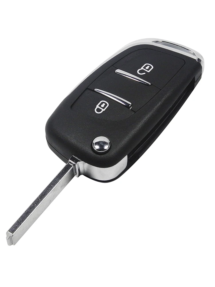CE0536 2/3 Buttons Modified Flip Car key For Peugeot Partner 307 308 407 408 3008 ASK/FSK 433MHz PCF7961Chip HU83/VA2 images - 6