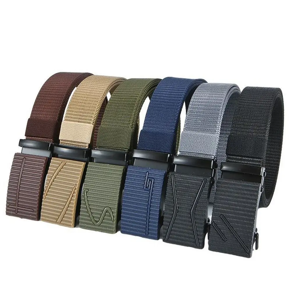 

New Fashion Men Belt Alloy Buckle Breathable Elastic Belts For Men Cowboy Designer Belt Outdoor Tactical Belt Gifts