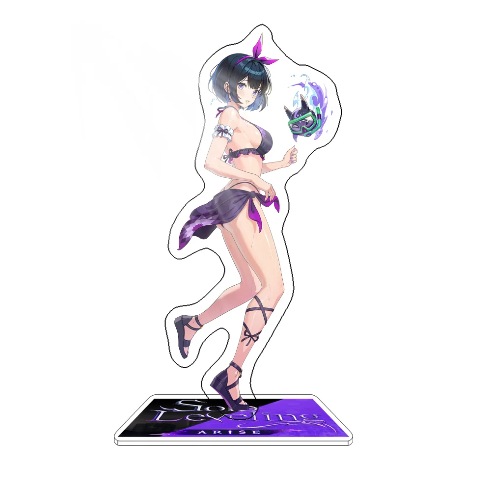 Solo Leveling Sung Jinwoo акриловая подставка модель тарелка летняя вечеринка у бассейна