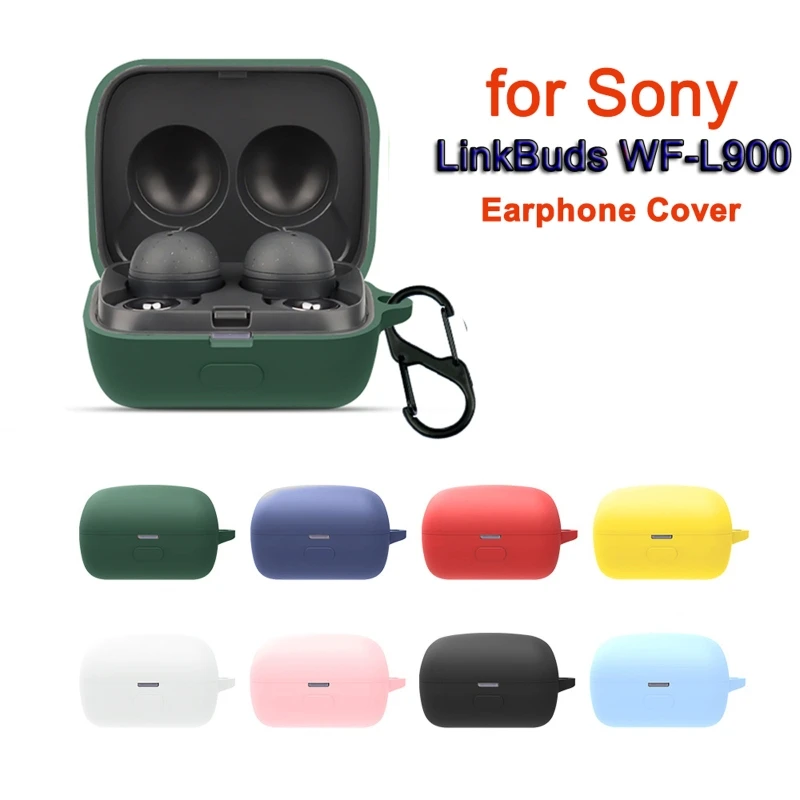 

Shock-Scratch Protective Silicone Earphone Case Compatible with Sony WF L900 Earphone Precise Cutout Headphone Protector 87HC
