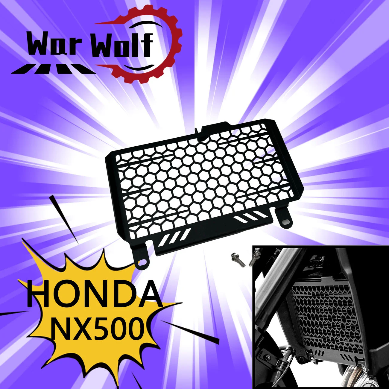 Для HONDA NEW NX500 2023 2024 2025 мотоциклетная решетка радиатора защитная крышка защита