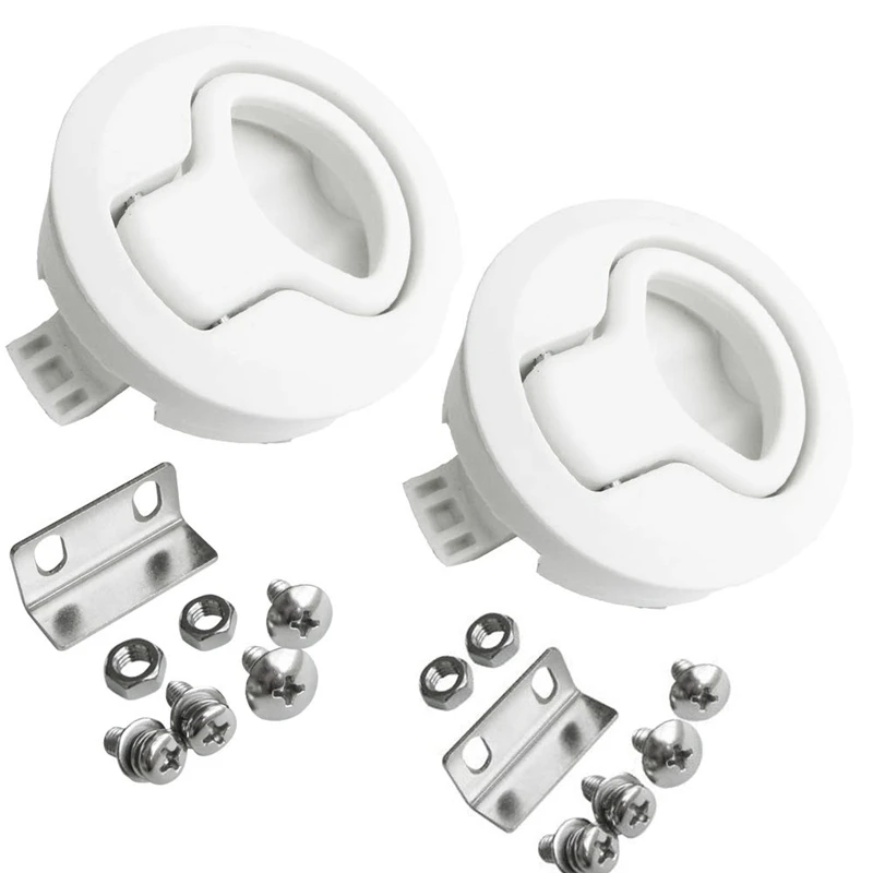 

NEW-Flush Pull Latch Slam Latch Marine Slam Latch For Marine Deck Door Locker Hatch Latch Lock Marine Hardware Accessories