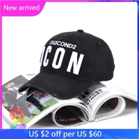 high quality embroidered washed icon cowboy hat mens and womens hip hop dsq2 baseball cap