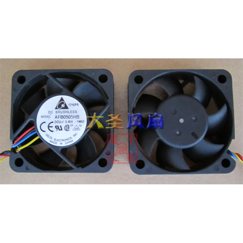 

Freight free Delta AFB0505HB 5V 0.45A 5015 mainboard 4P plug double ball fan