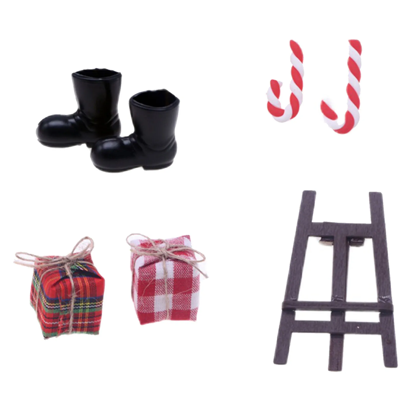 Рождественская микро-Ландшафтная Статуэтка ярких цветов рождественские