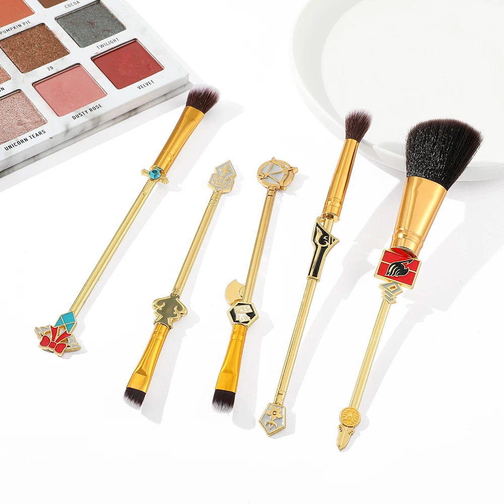 

Fantasy Jewelry Makeup Brushes Set With Bag Eye Shadow Contouring Brush Pro Cosmetic Brushes Kit Travel Makeup Brush Beauty Tool