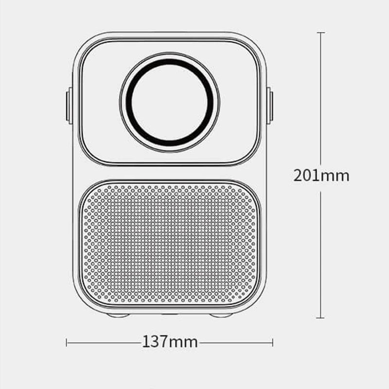 Max проектор 4K 1080P Android 9 0 мини-проектор 550ANSI люмен 2 + 16G Φ Wifi BT5.0