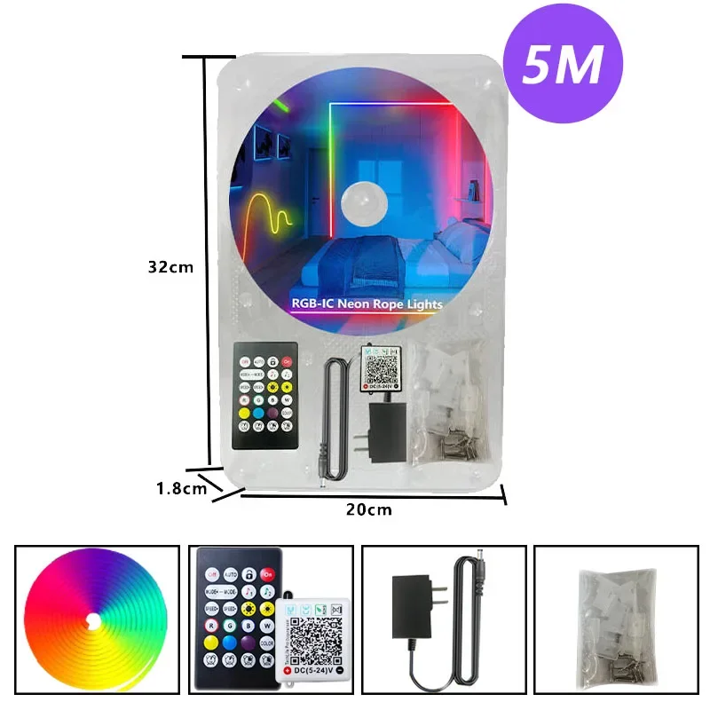 RGBIC Неоновые светодиодные ленты Dreamcolor 5/10/15/20 м