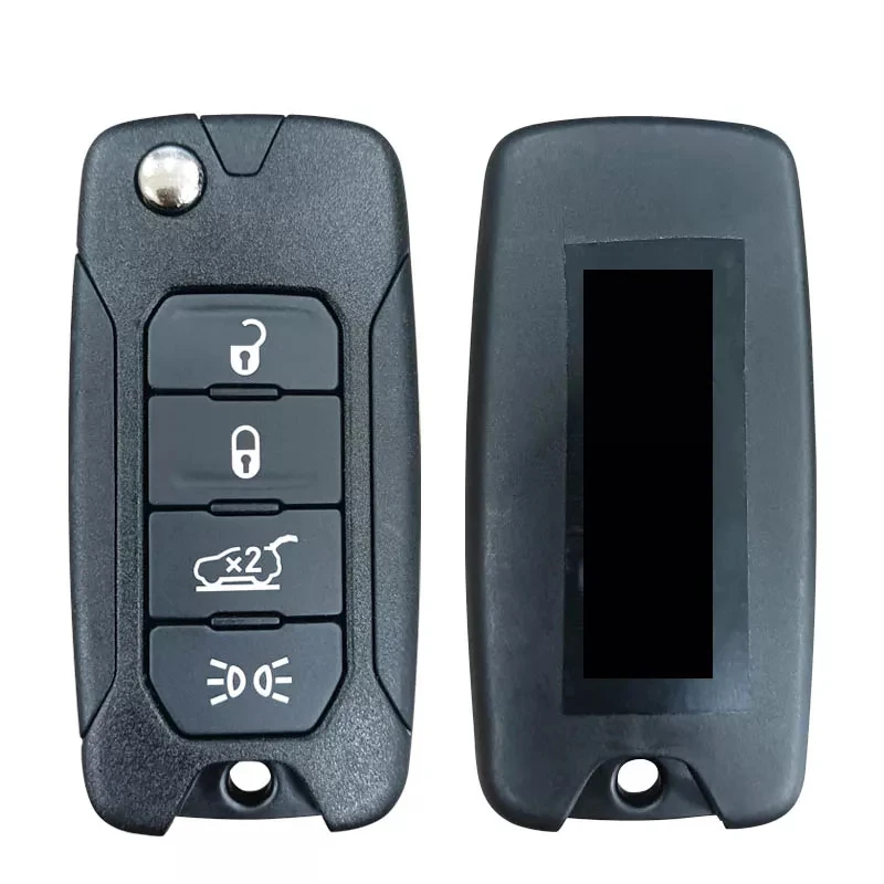 

CN086048 Original 4 Buttons Flip Key For Fiat 500X Jeep Renegade 2016-2018 Remoes 433MHz Chip Megamos AES 2ADFTFI5AM433TX SIP22
