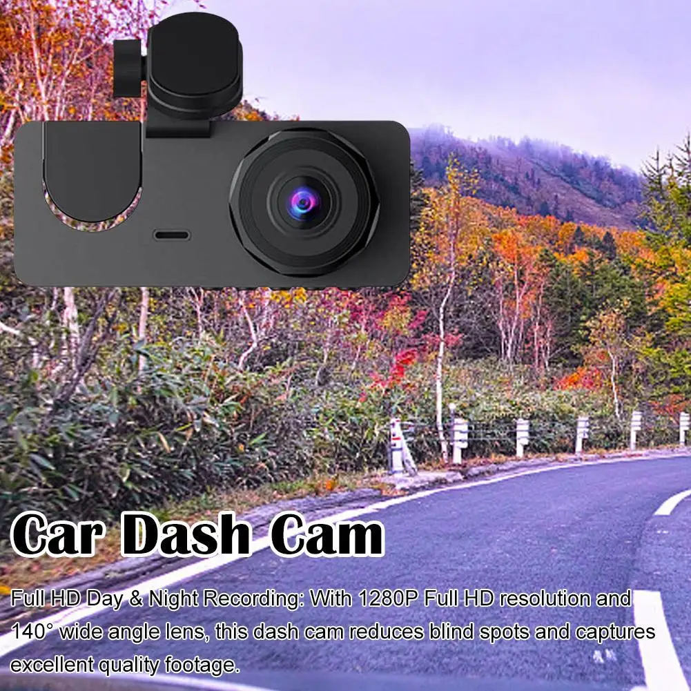 

1pcs Car DVR HD 2-Lens Inside Vehicle Dash Cam Two Way Camera DVRs Recorder Video Registrator Dashcam Camcorder