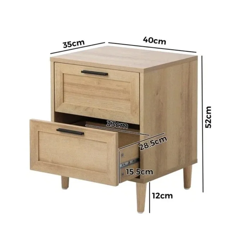 Фото Wünschens Werte Nachttische Mit Einem Holz Misch Finish Mit Geformten Nachttischen Aus Holz №5