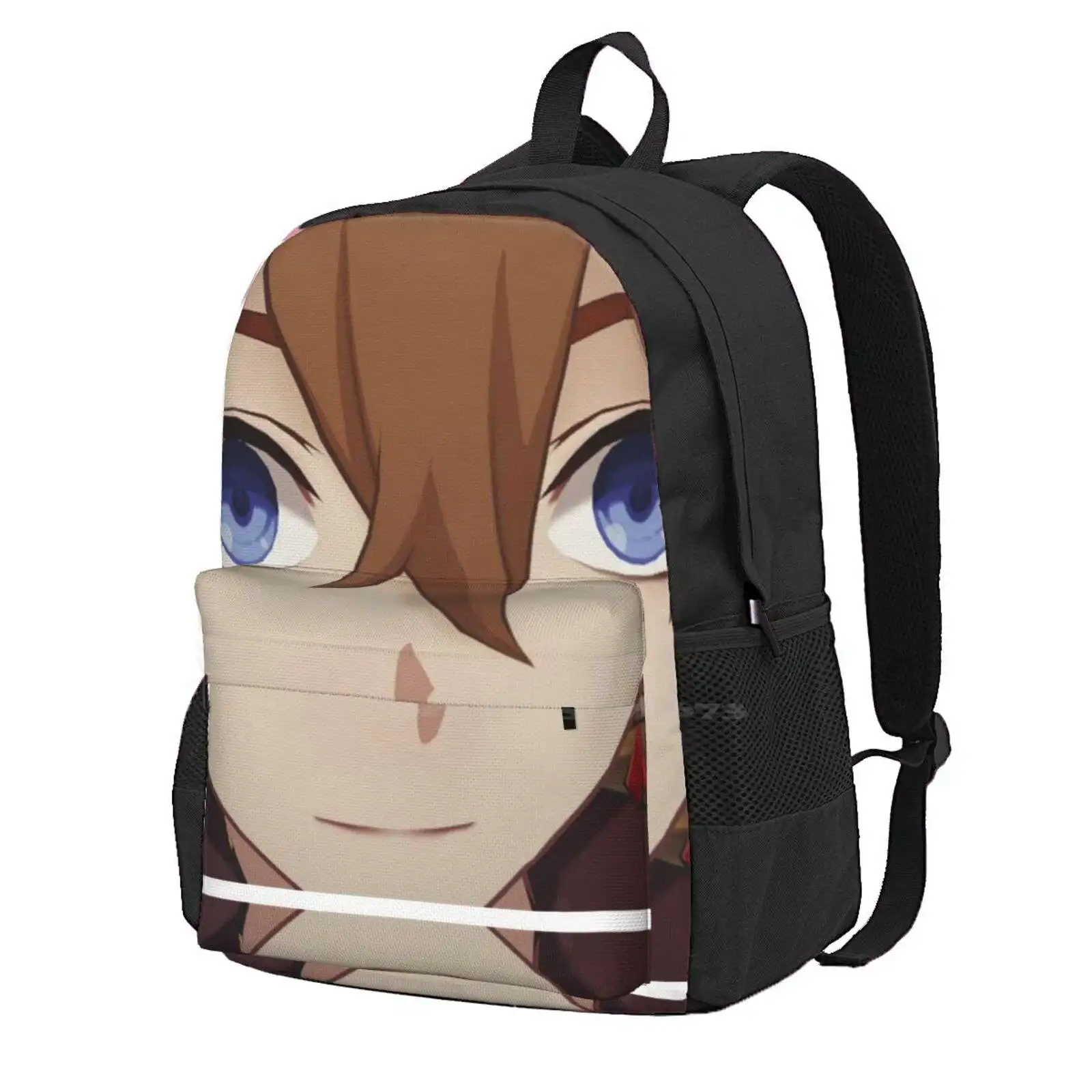 

Рюкзак для студентов с 3D-принтом в виде лица, черепаха