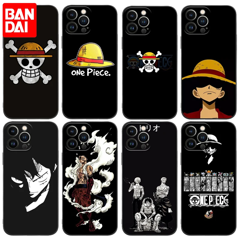 

Anime One Piece Monkey D. Luffy Phone Case For iPhone 13 12 Pro Max 11 Mini XS Max X XR 7 8 Plus Back Cover Soft TPU Shell Cell