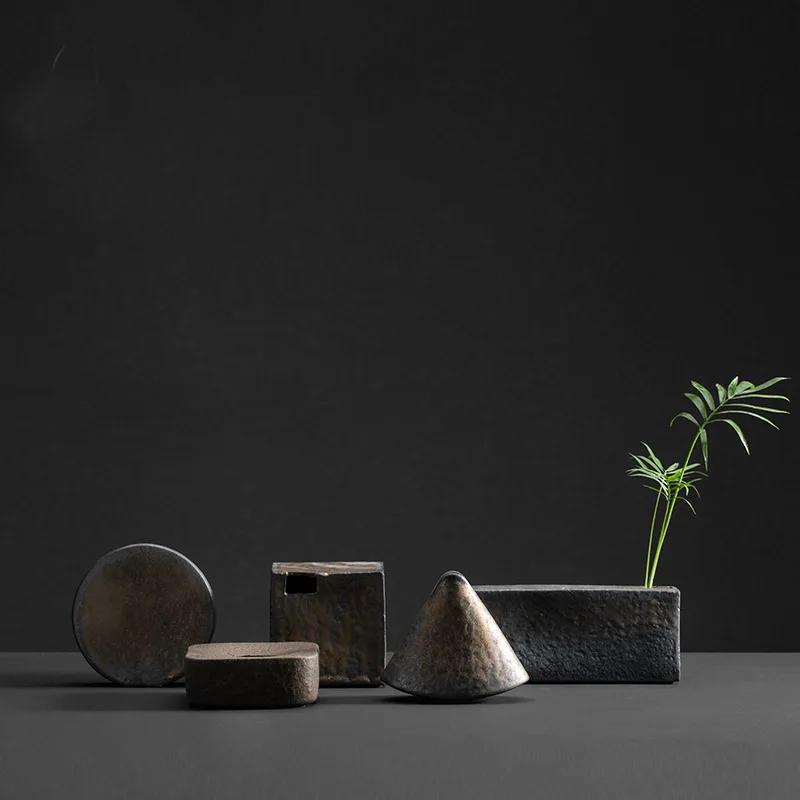 

Креативная ваза, керамическая позолоченная Цветочная композиция в стиле ретро