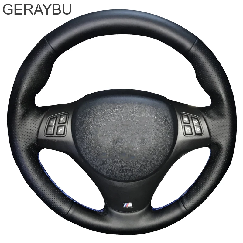 DIY заказной чехол рулевого колеса автомобиля для BMW E90 320i 325i 330i 335i E87 120i 130i 120d Авто