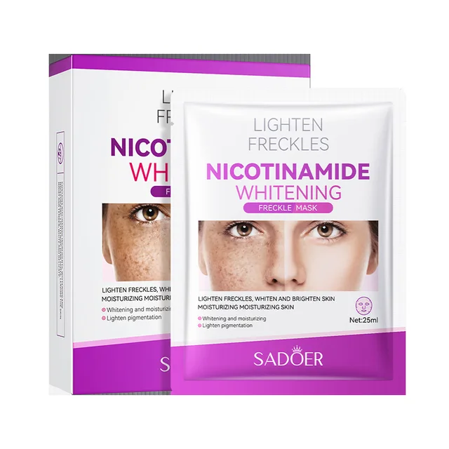 Face Sheet Mask Korean Niacinamide Brightening and Anti-Blemish Mask Hydrating and Moisturizing Face Mask for Mem Masque Visage 5