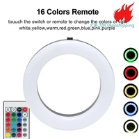 jok juk dropshipping new cool boutique led multicolor ring light smoking accessories remote control hookah decorative
