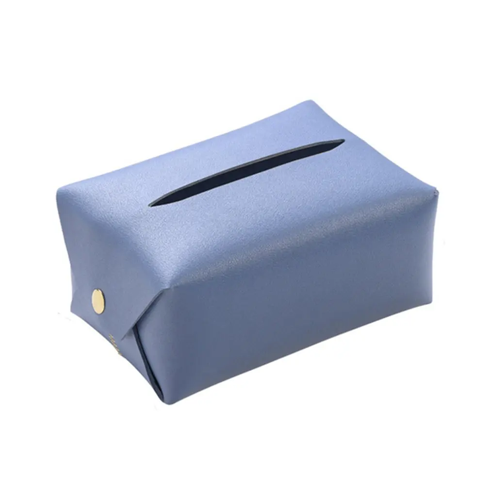 

Tissue Box Car-Carrying Toilet Home Bathroom Desktop Pumping Paper Case Dispenser PU Leather Case Tissue Holder