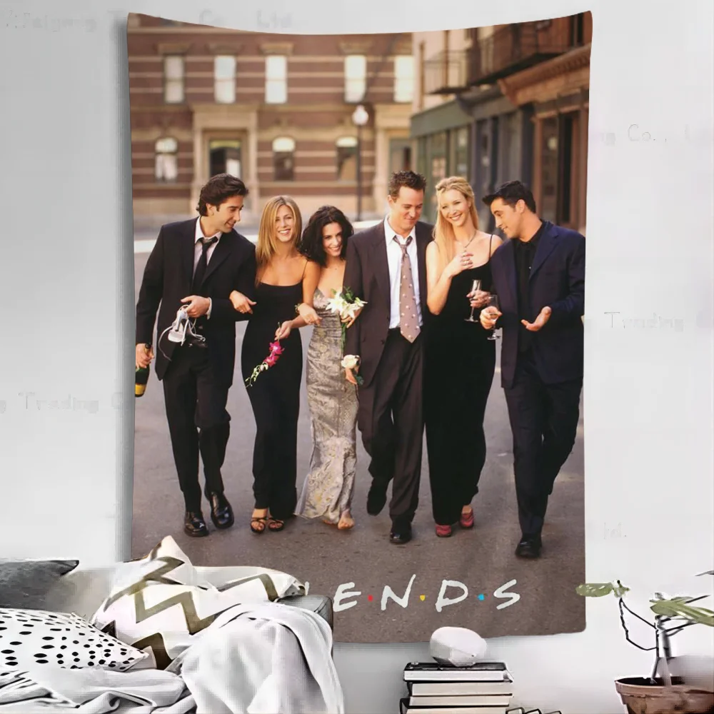 Классический сериал Друзья с принтом большой настенный гобелен дешевый в стиле