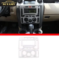 for land rover discovery 3 lr3 2004 2009 car panel center control button frame cover trim abs silver auto interior accessories