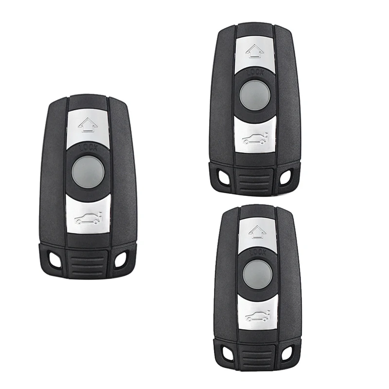 

Дистанционный ключ с 3 кнопками, умный ключ для BMW серий 1/3/5/7 E90 E91 E92 E60, автомобильный БЕСКЛЮЧЕВОЙ пульт управления ID46 PCF7945, чип передатчика 315 ...