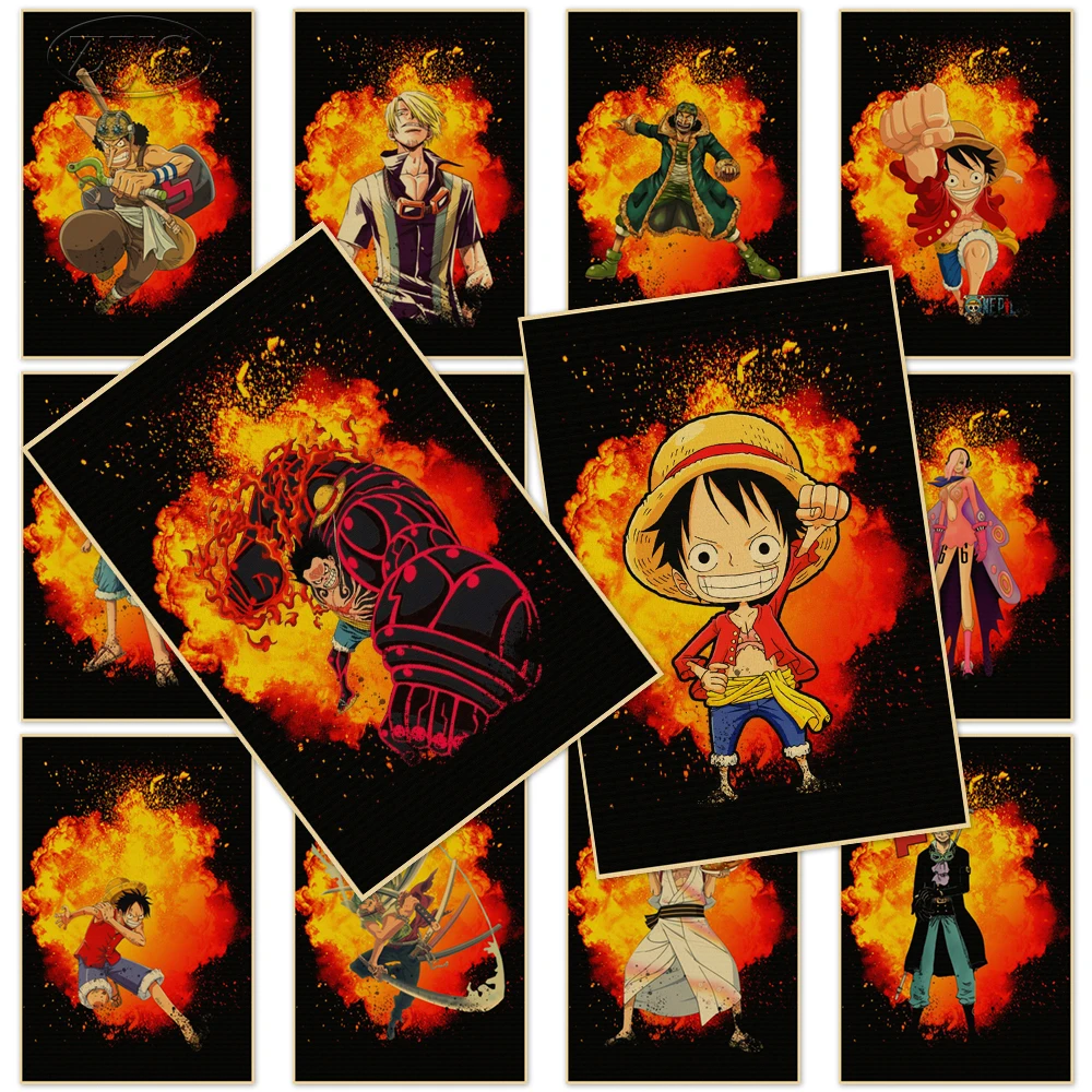 Vinsmoke Sanji Живопись Искусство Обезьяна D. Luffy плакат крафт-бумага картина один кусок