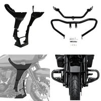 motorcycle fairing spoilers cover engine guard for harley road glide fltrx special fltrxs 2017 2021 2018 2019 2020