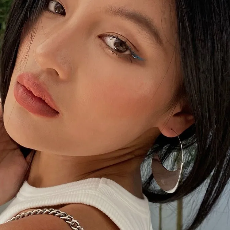 Europe Hot Brand Copper Ferry K Gold Half Round Earrings Women High Quality Luxury Jewelry Designer Party Trend