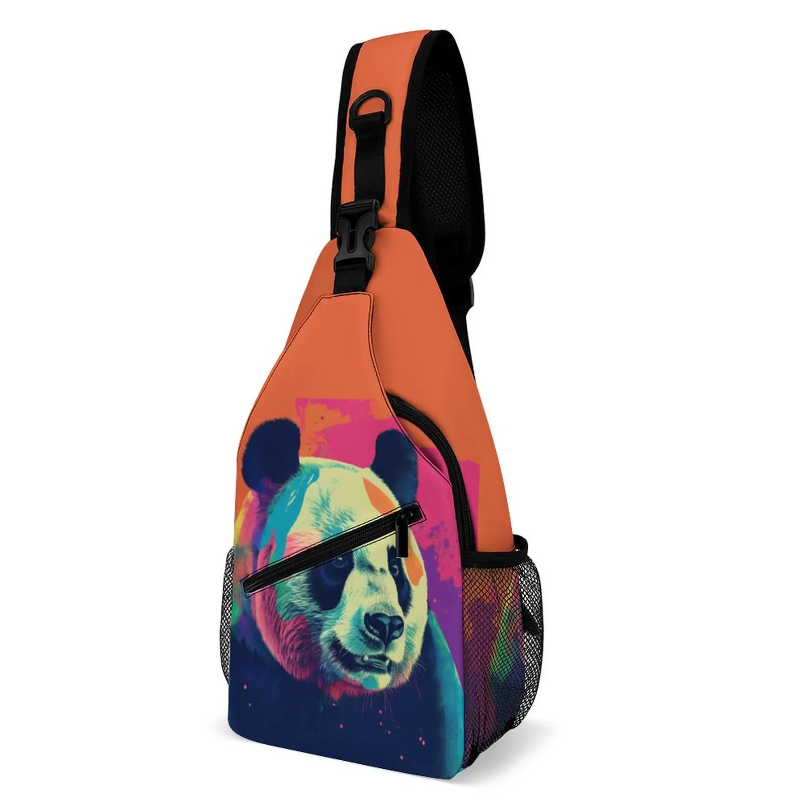 

Panda Shoulder Bags Minimal Cover Art Aesthetic Chest Bag Unisex Sport Outdoor Style Sling Bag Business Print Crossbody Bags