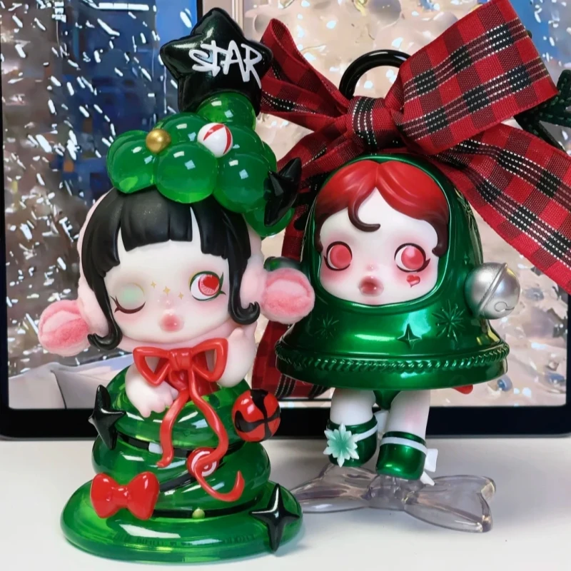 Новая подлинная Skullpanda Time To Make A Wish Series слепая коробка Рождественская атмосфера Let